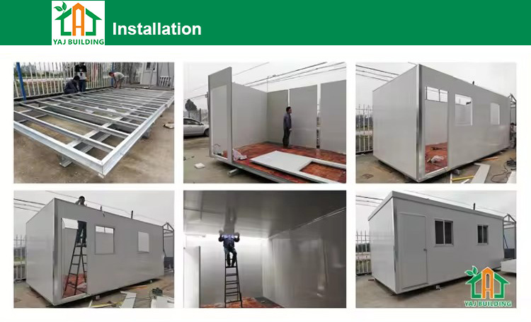Portable house installation